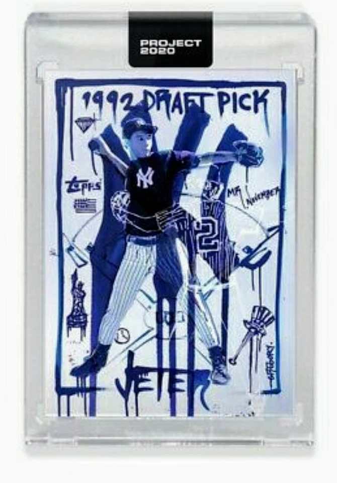 Topps Project 2020 #93 1993 Derek Jeter Yankees by Gregory Siff NIB, Bubble wrap - Image 1 of 1