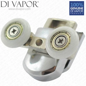 Rodillo de puerta de ducha Di Vapor (R) cuadrante inferior | tamaño de rueda de 22 mm/23 mm/25 mm - Imagen 1 de 7