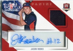 2015 USA Baseball 17U Team Jason Rooks Auto Jersey SP 39/43