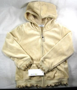 NWT GREENDOG MACY'S Girl's Zippered Hooded Sweatshirt SIZE: 5 "SAFARI"  - Picture 1 of 5