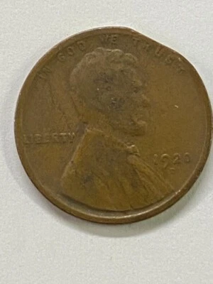 MINT DEFECT 1920-D LINCOLN WHEAT CENT CLIPPED at 1 O'CLOCK (c159) - Image 1 of 3