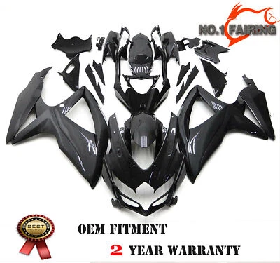 Kit de carrocería de carenado pintado de fibra de carbono para Suzuki 2008 2009 GSXR600 GSXR750 Foto 1 de 4
