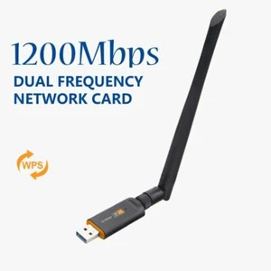 Dual Band 2,4/5 GHz 1200 Mbps Wireless USB Wifi Netzwerkadapter Antenne 802.11Ac - Bild 1 von 7