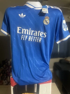 Real Madrid 3rd Jersery 2025 2026 - Blue/White Men's Large - Image 1 of 2