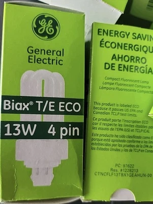  LÂMPADA 13 Watts GX24Q-1/GE F13TBX/840/A/ECO 4P BIAX T/E COOL WH 4000K LOTE DE 10 - Imagem 1 de 3