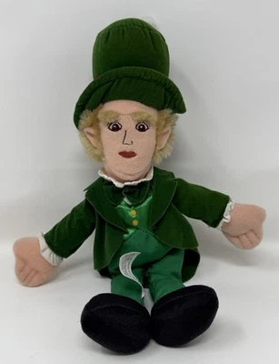 Bolsa de frijoles Warner Bros Mago de Oz peluche juguete 1998 Turner Emerald Foto 1 de 4