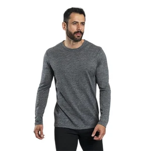 Men's Royal Alpaca Long Sleeve Shirt: Wicking Outdoor Ecological Layer Gray L - Picture 1 of 1