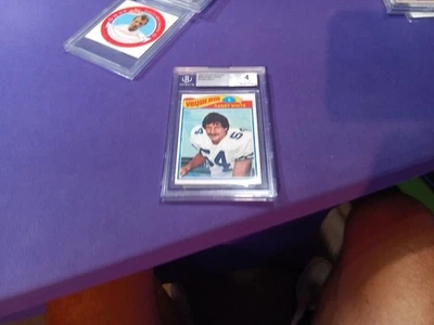 1977 TOPPS MEXICAN RANDY WHITE BLANK BACK   BGS 4  #342 DALLAS COWBOYS - Image 1 of 4