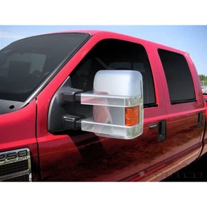 Chrome Mirror Covers for 2008-2016 Ford F250/F350 w/Turn Signals in Mirror - Bild 1 von 3
