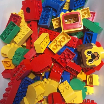 Lego Duplo Starterset B-Ware 100 Steine gemischt, Grundbausteine, Sondersteine - Bild 1 von 4