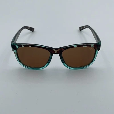 Tifosi Optics Swank Brown Green Fade Polarized Oval Sunglasses - Image 1 of 4