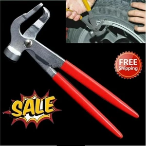 Car Wheel Weight Pliers Hammer Vehicle Balance Balancer Tool Metal Tire Repair # - Picture 1 of 3