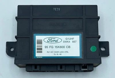 1020677 centralina serratura con antifurto originale ford escort fiesta transit - Immagine 1 di 4