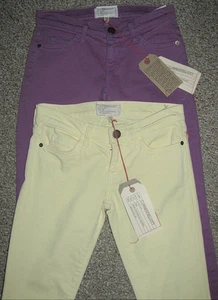 NUEVOS JEANS AJUSTADOS ACTUALES/ELLIOT Color Denim STILETTO Elastizados Raros 23 $174 - Imagen 1 de 22