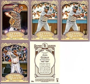 2012 Topps Gypsy Queen Baseball San Diego Padres Master Team Set (5) - Bild 1 von 1