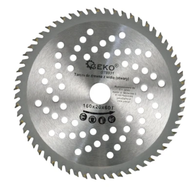 GEKO Kreissägeblatt Sägeblatt 160 x 20 mm 60 Zäne HM Holz Tischkreissäge Kreissäge