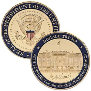 Moneda conmemorativa Donald Trump Inauguración Casa Blanca Desafío - Imagen 1 de 1