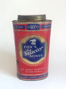 Ancienne Grande boite en métal Fox's glacier Mints BON ETAT  - Picture 1 of 5
