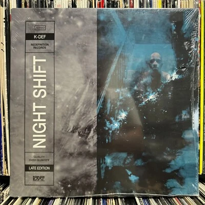 K-DEF - NIGHT SHIFT (LATE EDITION) (VINYL LP)  2017!!  RARE!!!  INI + RAW POETIC - Image 1 of 2