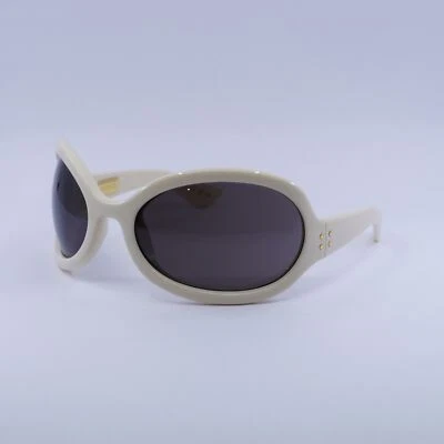Gucci GG1381S 003 White/Dark Brown 77-26-105 Sunglasses New Authentic - Image 1 of 4