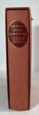 Anna Karenina by Leo Tolstoy Heritage Press 1952, Hardcover w/ Slip Case - Image 1 of 4
