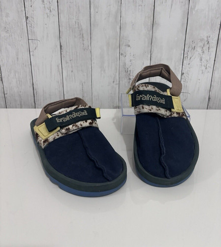 Sandali Reebok Beatnik X Brain Dead UK 6 blu navy materiale scamosciato