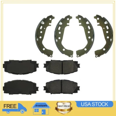 Juego completo de pastillas de freno y zapatas de freno delanteras y traseras de cerámica para Toyota Yaris XH Foto 1 de 4