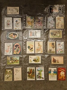 176 Vintage Greeting Cards Lot Birthday Easter St Patricks Pattys Day Animals - Picture 1 of 14