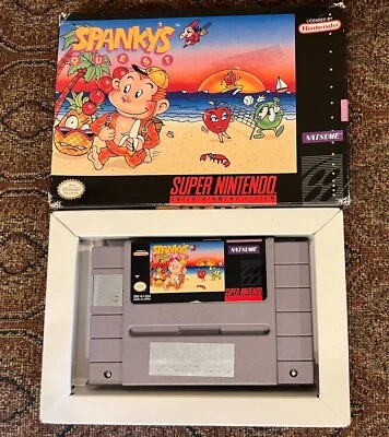 Spanky's Quest for Super Nintendo SNES w/ Original Box - Image 1 of 4