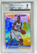 2013-14 Panini Crusade Giannis Antetokounmpo Blue RC ROOKIE BGS 9 WOW SUBGRADES!