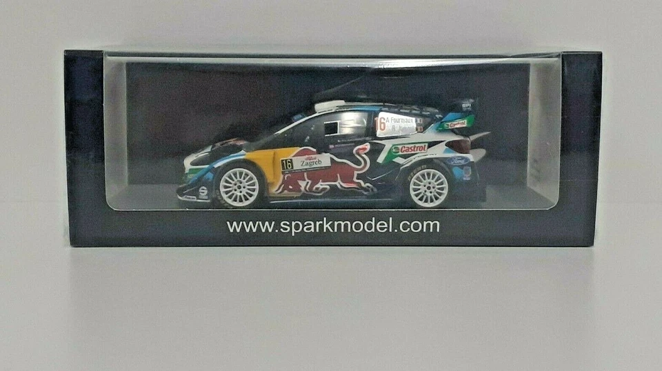 MODELLINO AUTO SPARK 1:43 FORD FIESTA WRC FOURMAUX RALLY CROAZIA 2021 MODELLISMO - Immagine 1 di 4