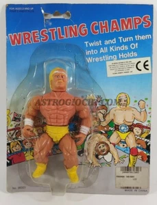 WRESTLING CHAMPS FIGURE HULK HOGAN KO KNOCK OFF BOOTLEG NEW IN BOX VINTAGE 90 - Picture 1 of 4