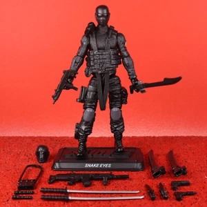 GI Joe Pursuit of Cobra SNAKE EYES v54 Ninja Commando Komplett Figur Hasbro - Bild 1 von 3