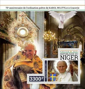 Níger - Aniversario Karol Wojtyla 2021 - Hoja de recuerdo de estampillas - NIG210330b - Imagen 1 de 1
