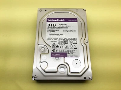 Disco duro de vigilancia WD Purple 8 TB 7,2 K SATA 6 Gb/s 256 MB 3,5"" WD82PURZ Foto 1 de 3