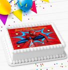 Spiderman Birthday Birthday Party Personalised Edible Costco Cake Topper Rsh-07q