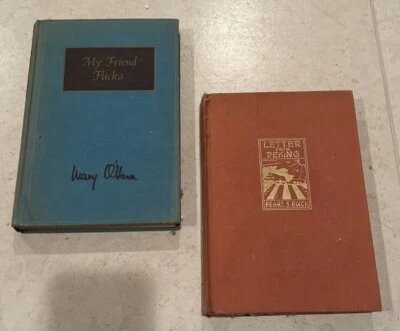 MY FRIEND FLICKA by Mary O'Hara, 1944/ LETTER FROM PEKING 1957 Pearl S Buck Foto 1 de 4