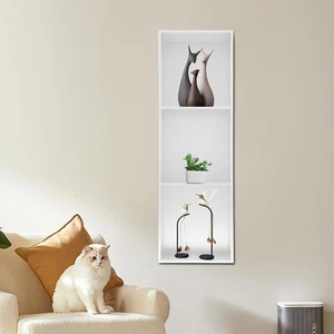 3-Layer Recessed Shower Storage Shelf Bathroom Shelf Organizer Stainless Steel - Picture 1 of 20