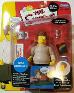 Figura de Brad Goodman de los Simpson - World Springfield WoS - All-Star Albert Brooks Sin usar y en caja - Imagen 1 de 3
