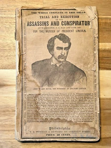 Trial and Executions of Assassins & Conspirators of Abraham Lincoln 1865 RARE SC - Picture 1 of 12