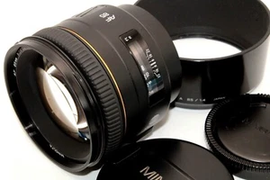 Near Mint Minolta AF 85mm f/1.4 G Portrait Telephoto Lens Hood Sony A from Japan - Picture 1 of 12