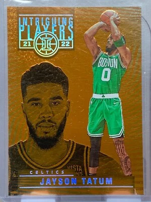 2021–22 Panini Illusions No10 ДЖЕЙСОН ТАТУМ интригующие игроки оранжевые CELTICS - Изображение 1 из 2