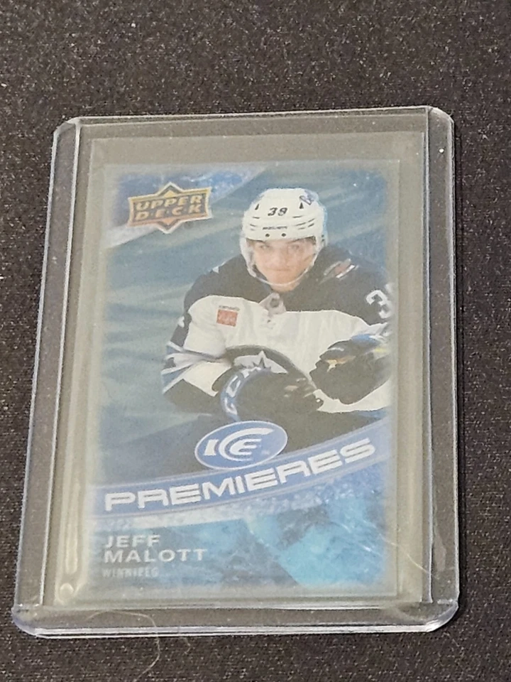 2022-23 Upper Deck Hockey ICE #MI-18 Jeff Malott Mini Premieres - Image 1 of 2