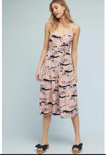 VALENTINO Abito MIDI The Odells x Anthropologie Sweetheart Taglia Small Petite