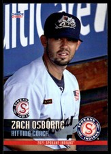 2021 Choice Zach Osborne Rookie Spokane Indians A Colorado Rockies