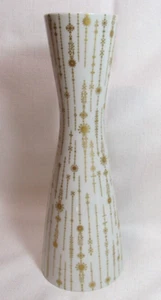 Rosenthal Germany Studio Linie Form 2000 11" Vase White Gold Design Some Damage - Picture 1 of 10