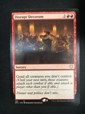 Disrupt Decorum MTG Magic Gathering Mint/NM