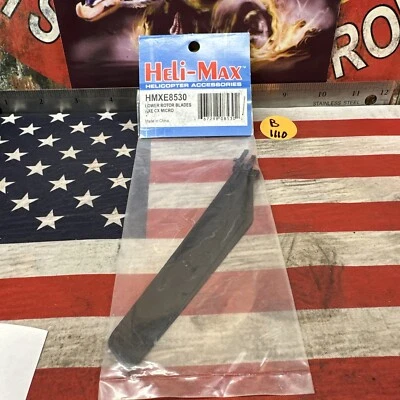 HELI-MAX HMXE8530 Lower Rotor Blades Axe CX Micro NewInPackage 🇺🇸 USA Shipped - Image 1 of 4
