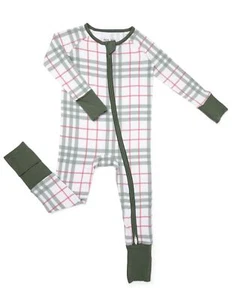 Bamboo Baby Pajamas, 2 Way Zipper Sleepers, Soft & Stretchy, Convertible Foot... - Picture 1 of 7