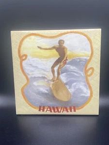 Hawaii Surfen Surfer Untersetzer Hawaii Keramik 6 Zoll - Bild 1 von 3